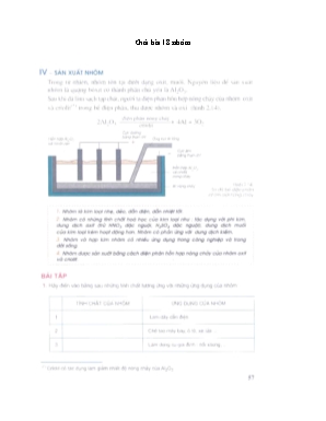 Giải bài 18 Nhôm - Hóa học Lớp 9